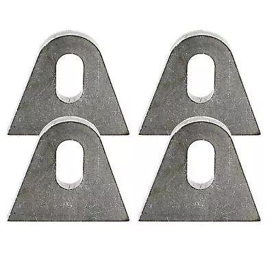 Lowbrow Customs Tab #4 - Mild Steel Mounting Tabs 3/16  Thick - 4 Pack • $13.19