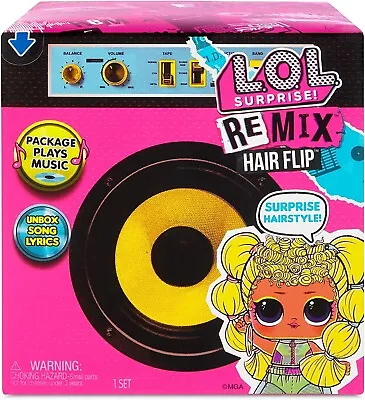 L.O.L. Surprise! Remix Hair Flip Dolls With 15 Surprises Birthday Gift • £11.99