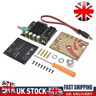 2x100W TPA3116 Mini Bluetooth 5.0 High Power Digital Amplifier Board For DIY UK • £12.59