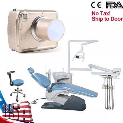 Dental Unit Chair PU Leather Computer Controlled DC Motor/Portable X Ray Machine • $599