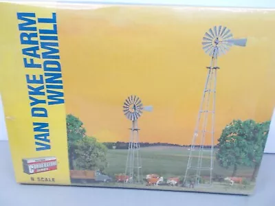 Walthers # 933-3801 ~ Van Dyke Farm Windmill Kit ~ N Scale~ Lot B • $28