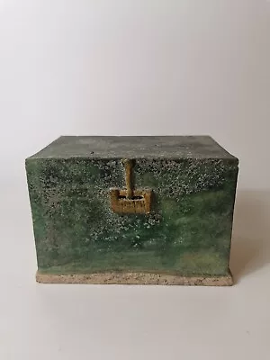 Chinese Ming Dynasty Green Glaze Porcelain Safe Box RARE • £220