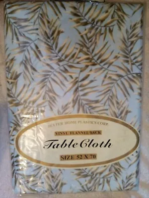 Multi Selection Pattern 52x70 Flannel Back Tablecloth Ease Wipes Clean Peva  • $12.99