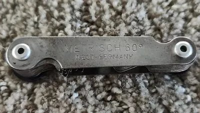 Metrisch 60° Metric Thread Gage • $10