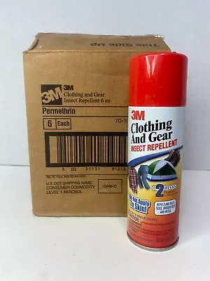 6 Pk Can Lot 3M Clothing Gear 2 Week Permethrin Inspect Repellent Mosquito Tick • $29.95