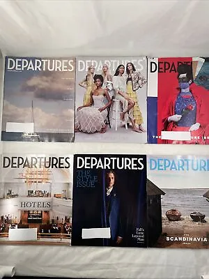 American Express Departures Magazines 2018. Pick Your Edition! • $4.99