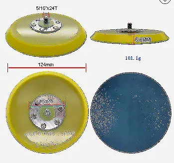 5  DA Vinyl PSA Face Sanding Pad For Dual Action Sanders Use With Stick On Pads • $18.83