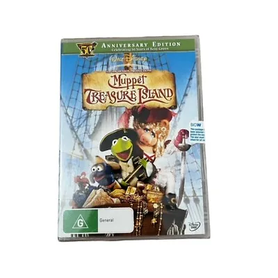 Muppet Treasure Island 50th Anniversary Edition Kermit Region 4 New Sealed DVD • £8.04