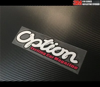 JDM Japan Option Drift OSAKA Reflective Decal Sticker • $11