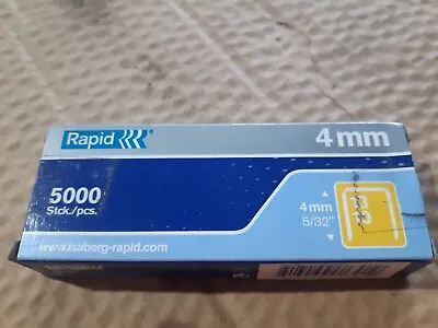 £7.99 • Buy Rapid R13 (13 Series) 4mm Staples - Box Of 5000 - STP1304/5