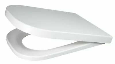 Roca THE GAP PROJECT TOILET SEAT & COVER Stainless Steel Hinges WHITE • $272.95