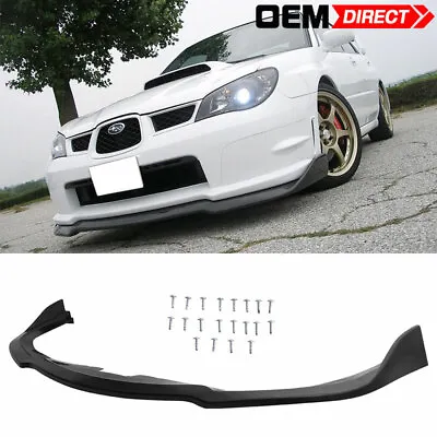 Fits 06-07 Subaru Impreza WRX STI 4 Door CS Style Front Lip Bumper Spoiler - PP • $67.99