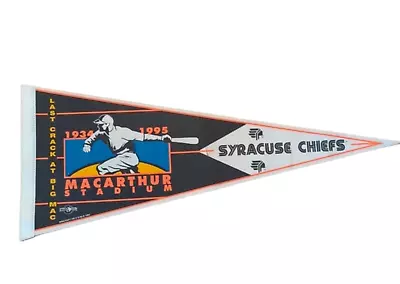 Syracuse Chiefs Pennant Baseball Macarthur Stadium Wincraft 1994 Vintage Sports • $9.99