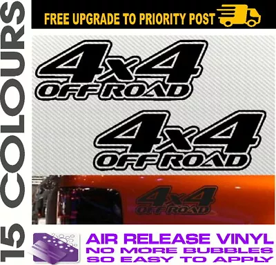 4x4 OFF ROAD 4WD Decal Car Sticker 200mm Pair • $5.99
