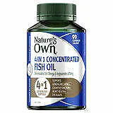 Nature's Own 4-in-1 Concentrated Fish Oil 60 Capsules • $18.50