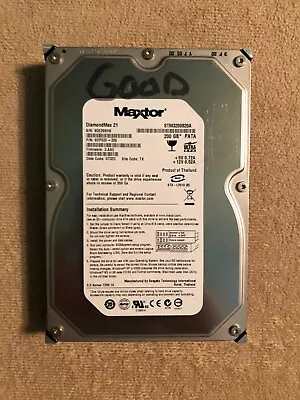 Maxtor DiamondMax 21 Hard Drive STM3200820A 200GB 7200 RPM 3.5  IDE HDD • $75