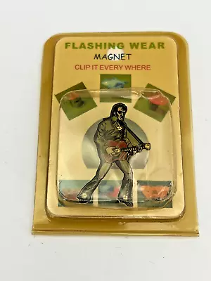 Elvis Presley Pin NEW Flashing Magnetic Attachment Lights Up Battery Powered • $6.26