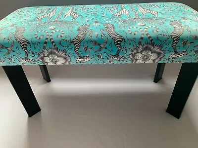 Velvet 2-3 Seater Bench - Emma J Shipley Kruger Velvet With Hairpin Leg Co Legs • £199