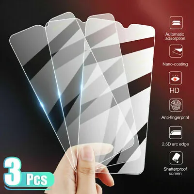 $4.39 • Buy For OnePlus 7T 7 6T 6 5T Tempered Glass Screen Protector Cover Film Protective