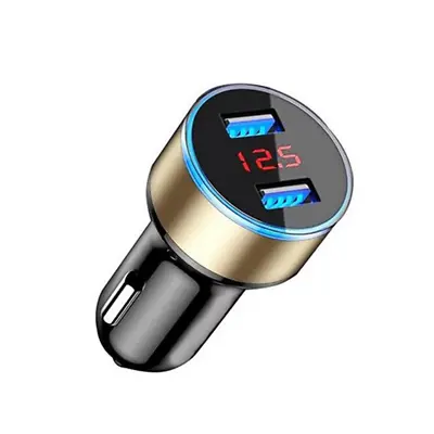 12V Car Cigarette Lighter Socket Dual USB Charger Power Adapter LED Voltmeter • $8.90