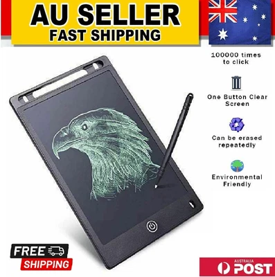 $17.97 • Buy LCD Writing Pad Doodle Digital Kids Learning Electronic Drawing Reusable Tablet