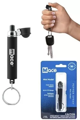 New Sealed Mace Mini Pepper Spray 10% OC Black Keychain Security Defense • $16.96