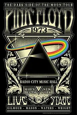 $4.99 • Buy Pink Floyd Reproduction 4  X 6  Mini Concert Poster Free Top Loader  5