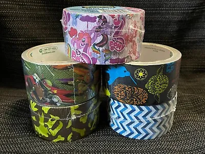 Licensed Character & Patterned Duck Tape - NIP - Discontinued • $6.99