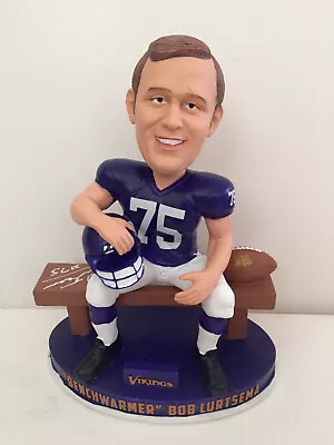  Benchwarmer  Bob Lurtsema Minn. Vikings SIGNED Bobble (Ltd. Ed. Of 440) W/COA • $53.95