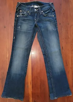 True Religion Womens Jeans Becky Boot Cut 27(28)X30 A Must Have Buy It SHIPSFAST • $27.99