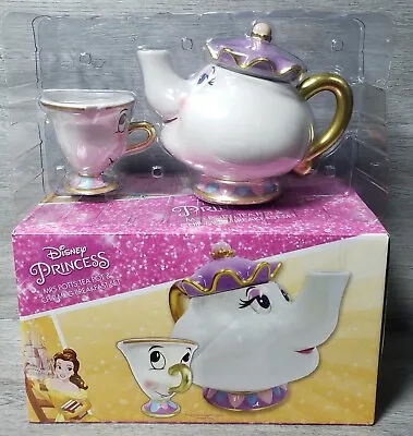 Disney Princess Beauty And The Beast Mrs Potts And Chip Mug Breakfast Ceramic • £55