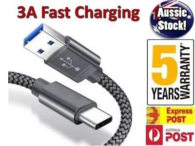 Fast Charging USB Type C Charger Cable For Samsung S20 S10 S9 S8 Plus Note 9 10 • $4.93