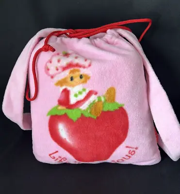 NEW Strawberry Shortcake Fleece Flannel Throw Blanket Vintage • $68