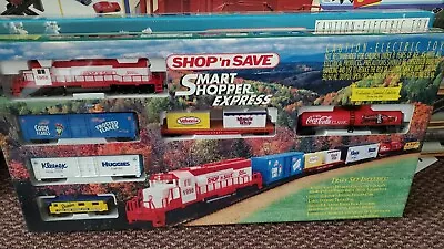 Shop N Save Smart Shopper Express Ho Scale Train Set *new In Box* Sealed 1998 @@ • $169.90