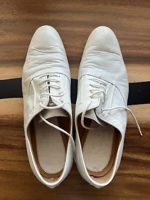 Vintage Maison Margiela Dress Shoes White Oxford (bought From TheRealReal) 42 • $59.95