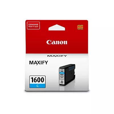 Canon PGI1600 Cyan Ink Tank Cartridge PGI1600C Maxify MB2760 MB2360 MB2060 2160 • $36.50