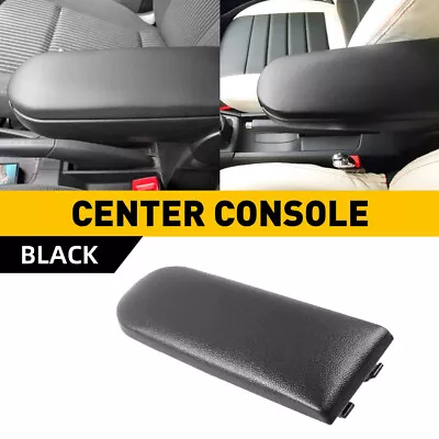 For VW Jetta Beetle 1999-2009 Leather Black Center Console Armrest Cover Lid New • $15.99