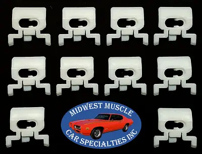 80-85 Cadillac Upper Door Window Frame Scalp White Molding Trim Clips 10pcs ZR • $21.20