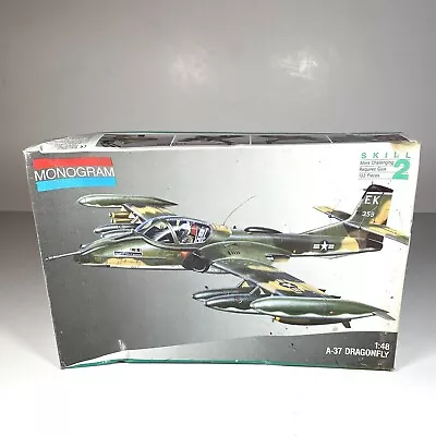 Monogram 1:48 A-37 Dragonfly Vietnam War Fighter Plane Model Kit 5486 - New!! • $36.99