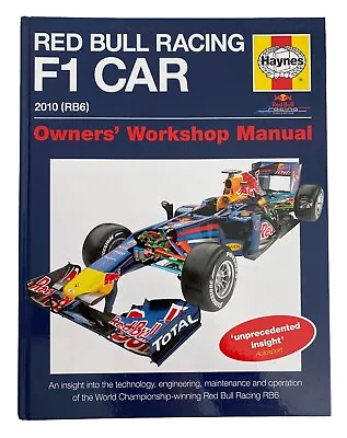 Red Bull Racing F1 Car Owners Workshop Manual Haynes 2010 Hardcover Book • $25.49