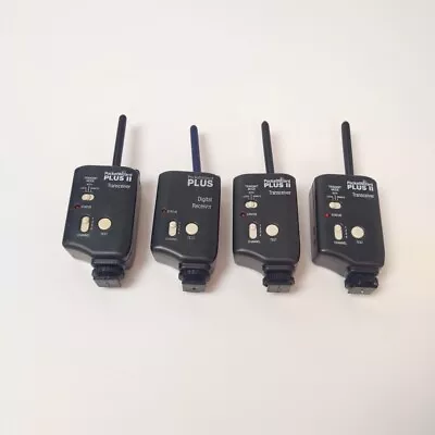 Lot Of 3 PocketWizard Plus II Transceivers & 1 Plus Digital Receiver - PARTS • $35