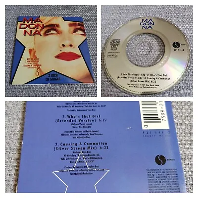  Into The Groove/who's That Girl MADONNA Rare 3 Inch Mini Cd Single 1989 • £39.99