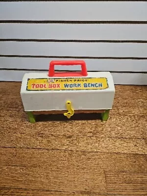 1969 Vintage Retro Fisher Price Tool Box Work Bench Model 935 • $7.64