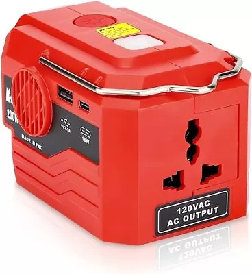 Power Inverter Generator For Milwaukee 18V Battery DC 18V~ AC 110V Power Adapter • $44.15