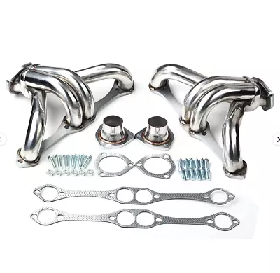 Exhaust Headers For CHEVY SBC SMALL BLOCK V8 HUGGER SHORTY STAINLESS STEEL T304 • $134.88