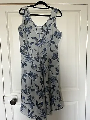 £14 • Buy Brora Summer Linen Dress Size 16