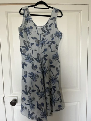 £14 • Buy Brora Summer Linen Dress Size 16