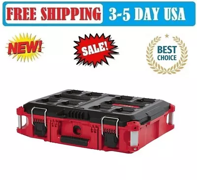 Milwaukee 48-22-8424 75-Pound Capacity Polymer Packout Standard Tool Box SALE! • $79.79