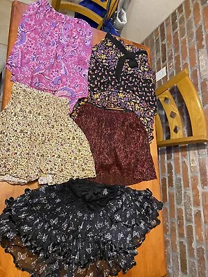 Big LOT 5 Girls Kids Skirts Zara Place D Signed Size 78910 • $17.99