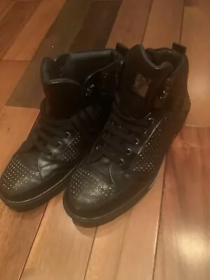 Versace Collection Mens Studded Hi Top Sneakers • $175